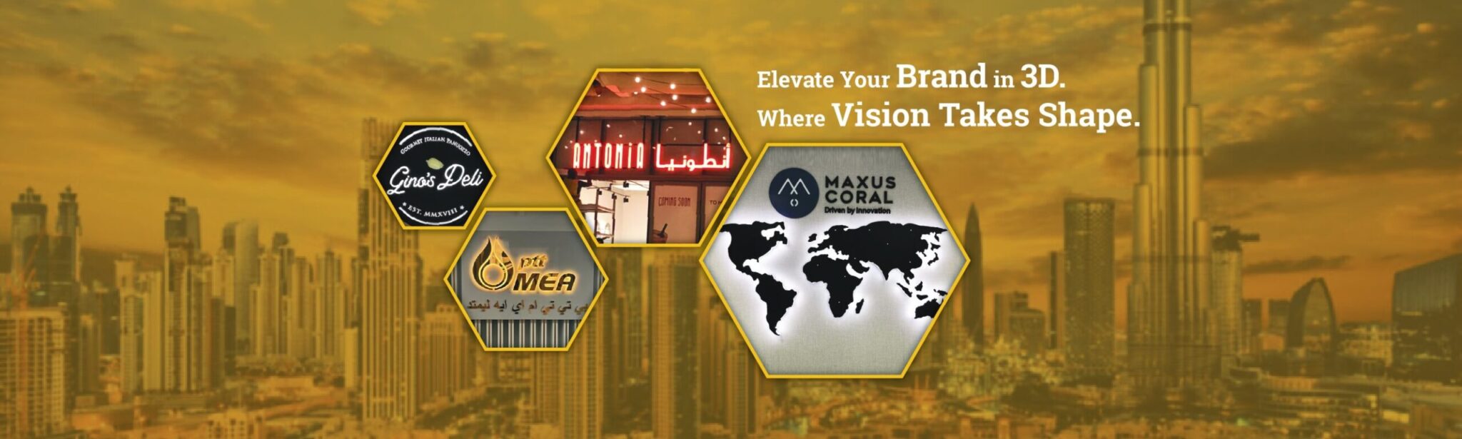 3D signage company dubai